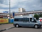 Бесплатный автобус Genser в пункт аренды автомобилей АрендаАвто-брк на ул.Добролюбова